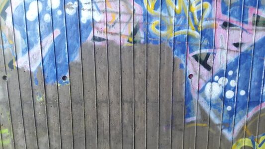 Graffitientfernung auf Beton